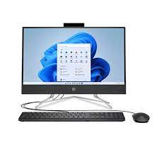 HP AIO 22-DD0401IN AMD Ryzen 3 3rd Gen All In One Desktop PC With 22 Inch FHD ( 4GB RAM, 1TB HDD, Windows 11, MS Office, Black )