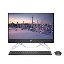 HP All-in-One PC 24-inch FHD Desktop 12th Gen Intel Core i3-1215U(8GB/512GB/Win 11/Jet Black) 24-cb1802in
