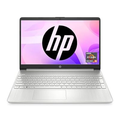 HP Laptop 15s, Ryzen 5 5500U, 15.6-inch (39.6 cm) FHD, Anti-Glare, 16GB DDR4, 512GB SSD, AMD Radeon Graphics, Dual Speakers, Backlit KB (Win 11,MSO, Natural Silver, 1.69 kg), 15s-eq2132au