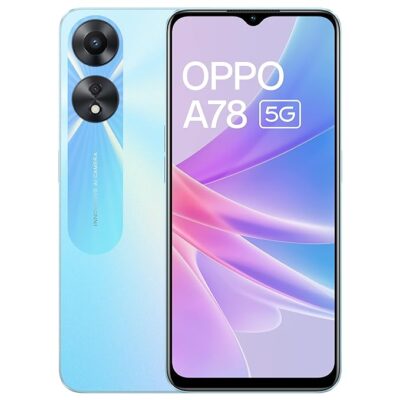 OPPO A78 5G (Glowing Blue, 128 GB)  (8 GB RAM)