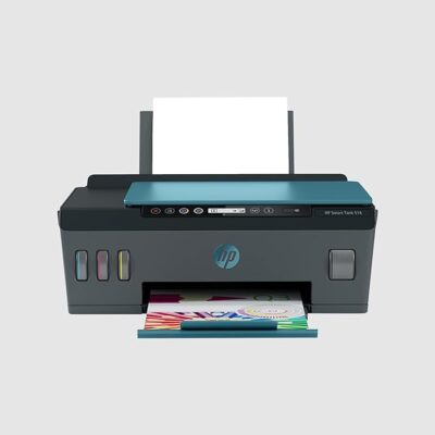 HP Ink Tank 516 Color Printer, Scanner, & Copier with High Capacity Tank for Home, B&W Prints at 10 Paise/Page*, Color Prints at 20 Paise/Page*, Compact, Easy Printing