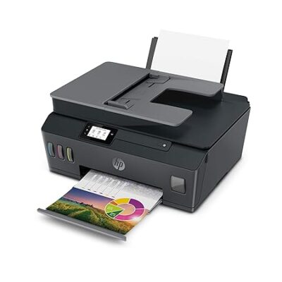 HP Smart Tank 530 Wireless All-in-One Printer, Print, Copy, Scan, 35-Sheet ADF, Bluetooth LE, Hi-Speed USB 2.0, Up to 11/5 ppm (Black/Color), 100-sheet Input Tray, 30-Sheet Output Tray, Color, 4SB24A