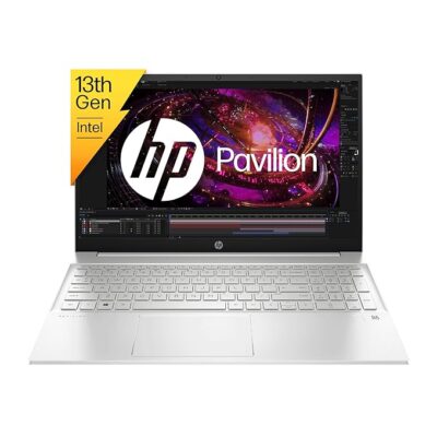 HP Pavilion 15, 13th Gen Intel Core i7-1360P, 15.6-inch (39.6 cm), FHD, 16GB DDR4, 1TB SSD, Intel Iris Xᵉ Graphics, FPR, Backlit KB, Audio by B&O (Win 11, MSO 2021, Silver, 1.74 kg), eg3036TU